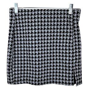 Houndstooth Mini Skirt